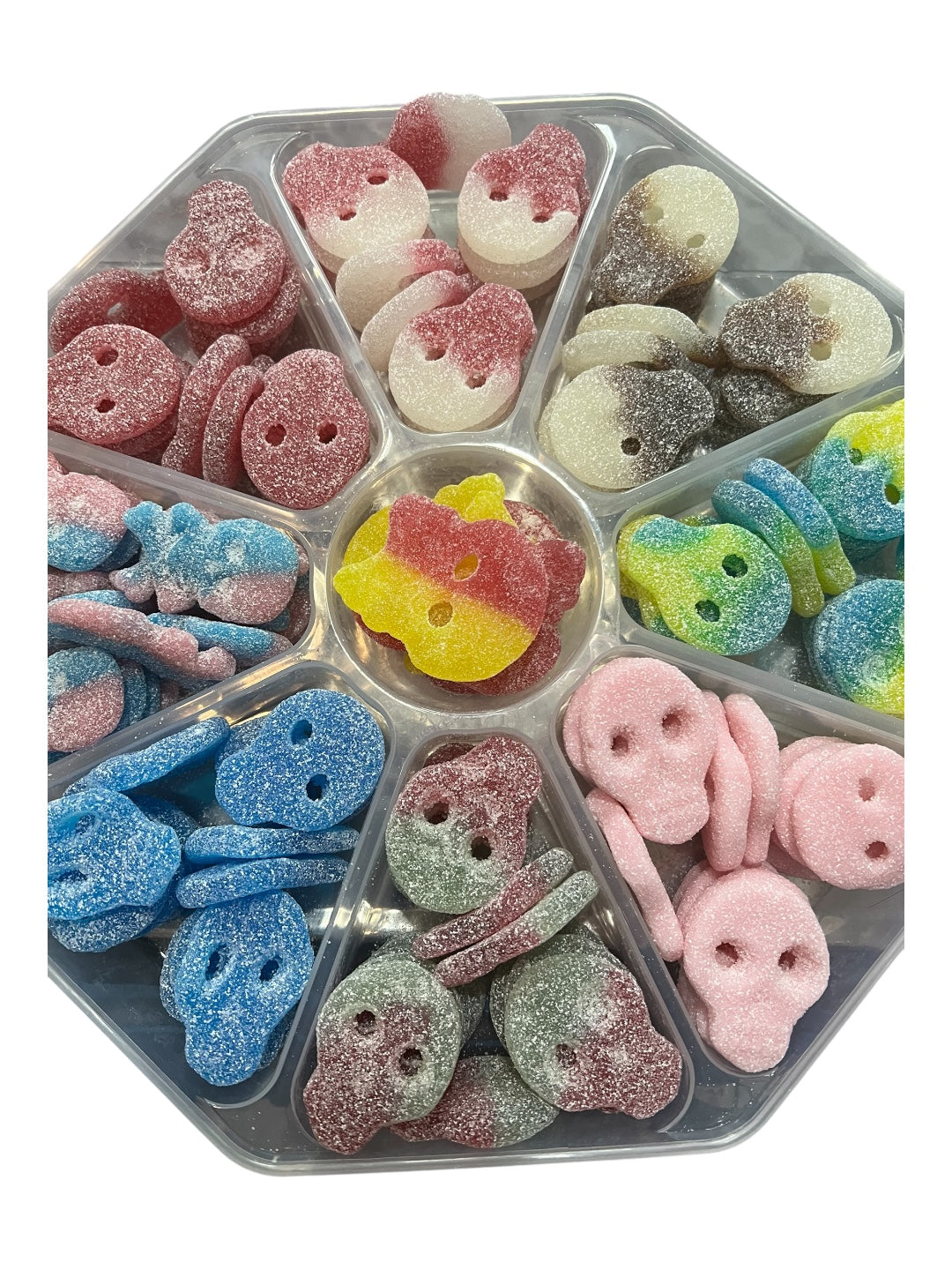 9 section sweet platter