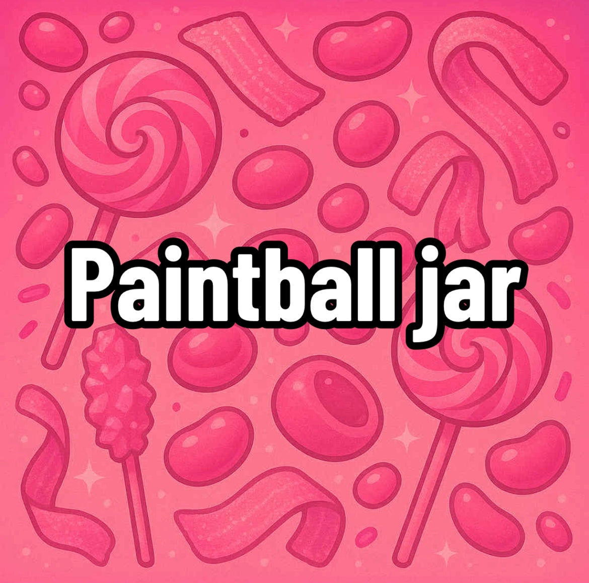 mixed paintball jars