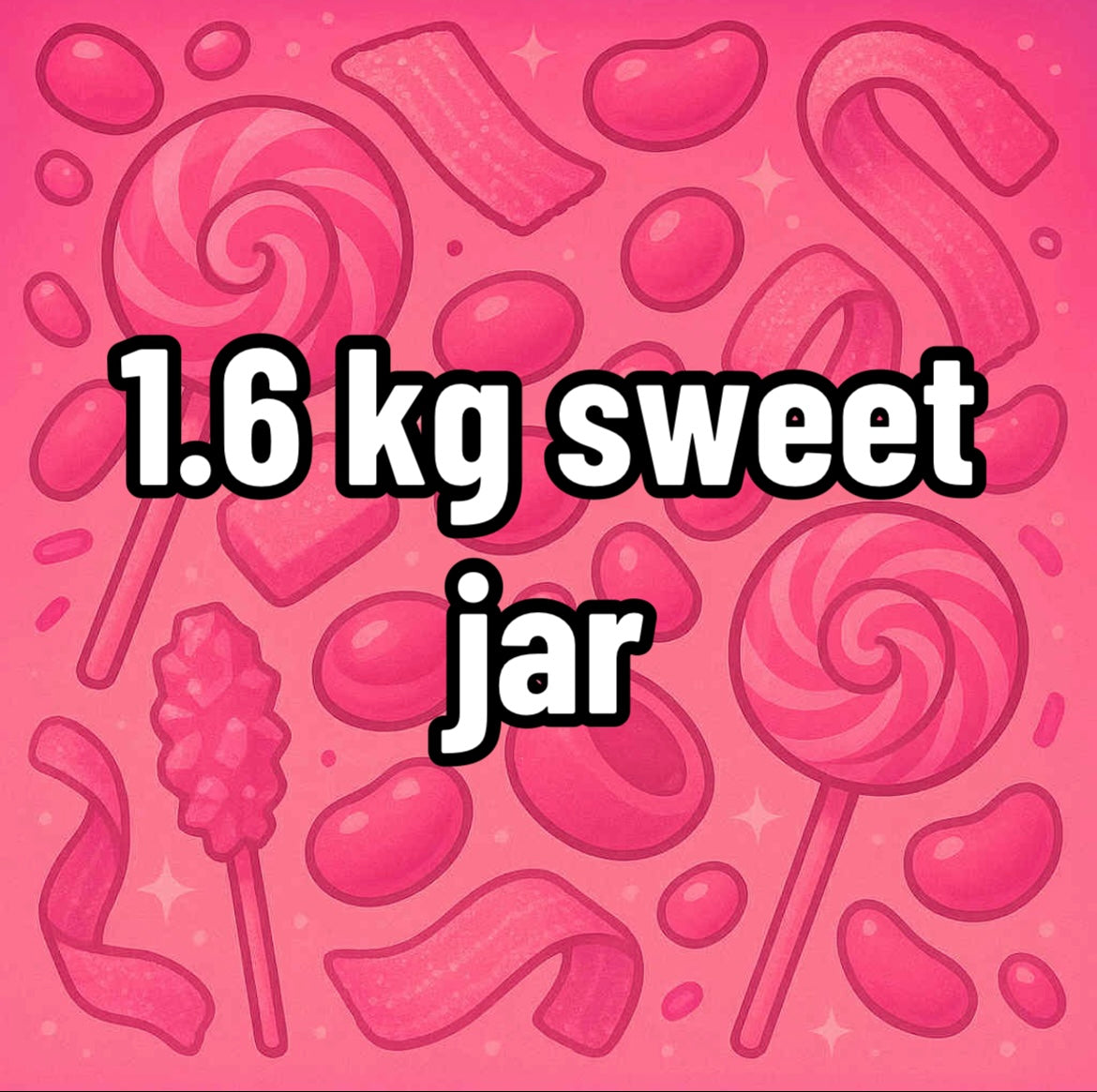 1.6kg random sweet jar