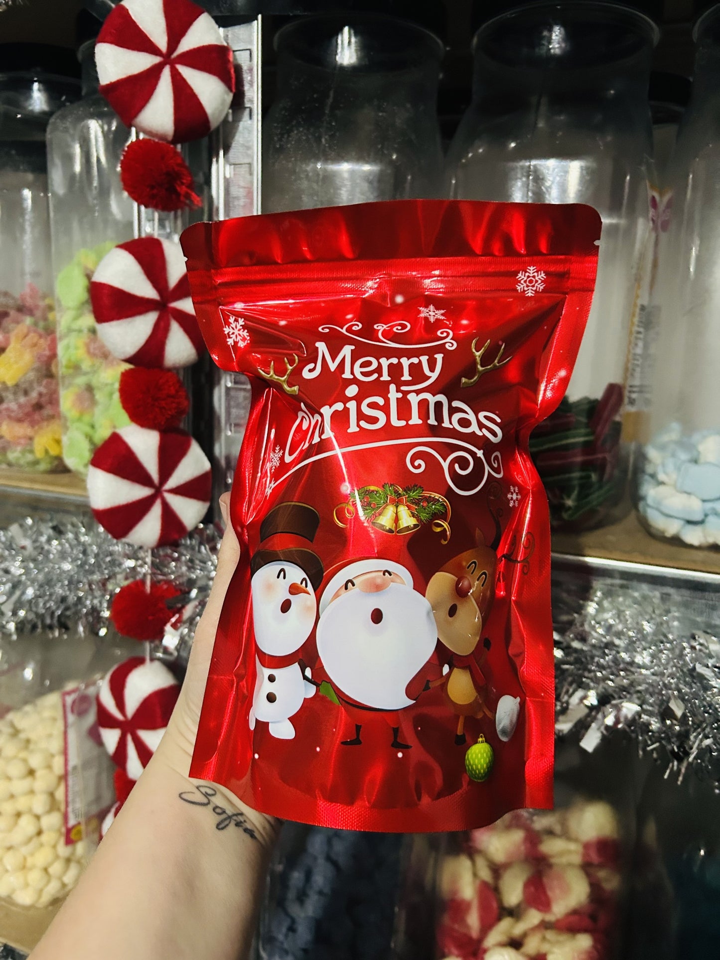 Pre made 500g christmas bags